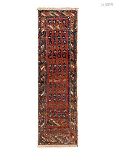 A Heriz Wool Runner