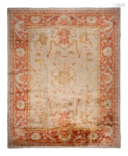 An Oushak Wool Rug