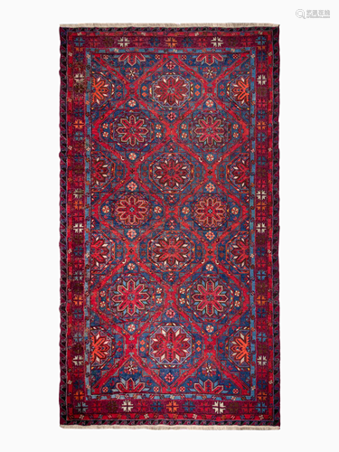 A Caucasian Soumak Wool Rug