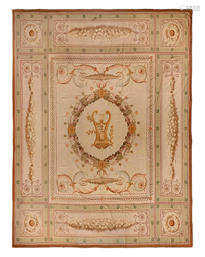 A French Aubusson Floor Covering