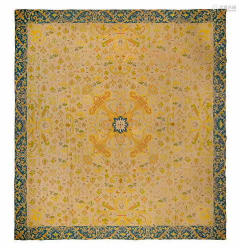 A Portuguese Needlepoint Rug