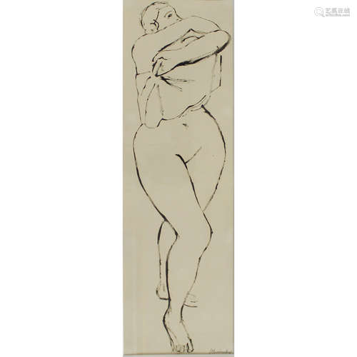 Meninsky, Bernard 1891-1950 British AR Standing Nude.