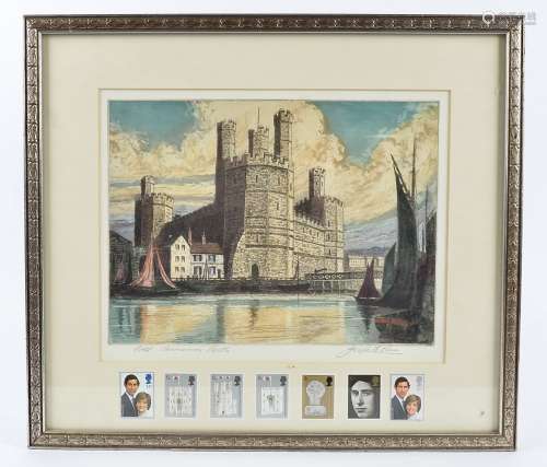 A collection of late 19th/early 20th Century watercolours, all framed and glazed, farmsteads, ruins,