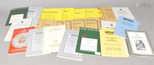 A collection of 20th century principally Christie's auction sale catalogues