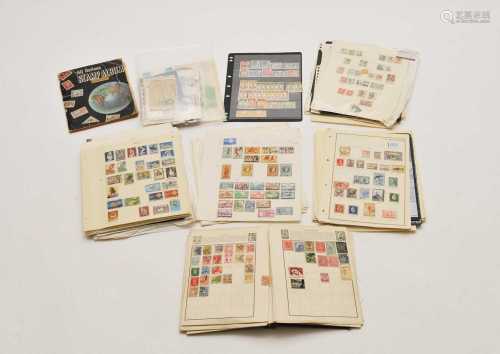 A large collection of sheets of World stamps