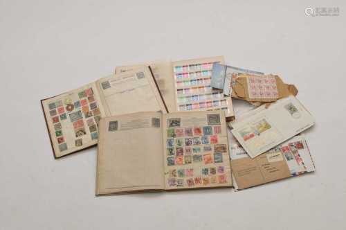 Three stamp albums