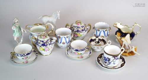 A mixed collection of ceramics 19th and 20th century including a Royal Worcester breakfast cup and