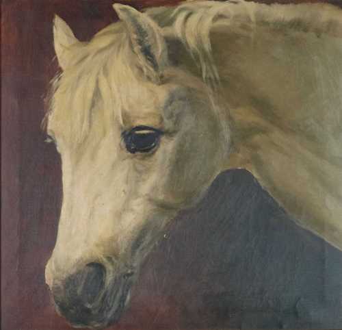 19th-early 20th Century Portrait of a Horse