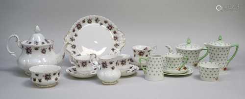 Royal Albert 'Sweet Violet' and 'Hovis' tea services