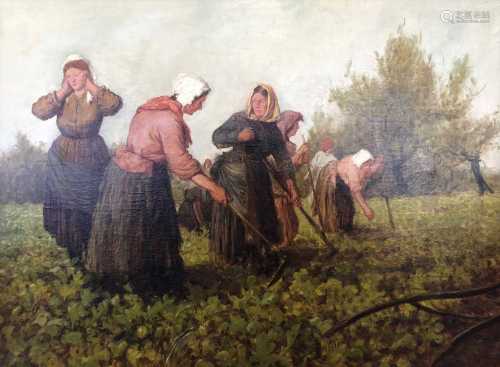 Walter Hutcheson (British 19th Century), The Gleaners