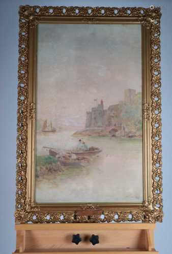 Walter Stuart Lloyd RBA (British 1845-1929), Dartmouth Castle