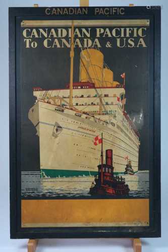 Kenneth D Shoesmith, Canadian Pacific Poster, Empress of Britain