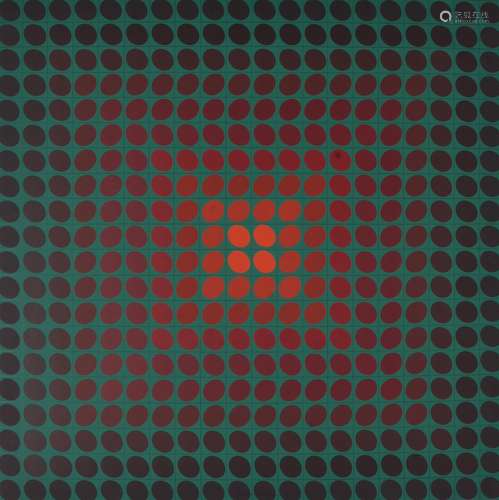 λ Victor Vasarely (French/Hungarian 1906-1997), CTA 102