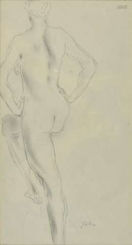 λ Augustus John (British 1878-1961) , Standing nude