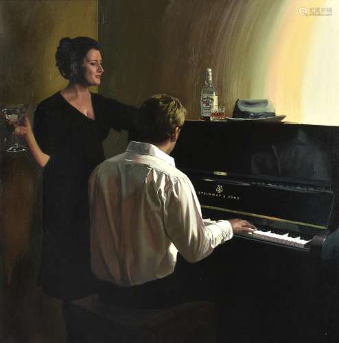 λ Iain Faulkner (Scottish b.1972), At the piano