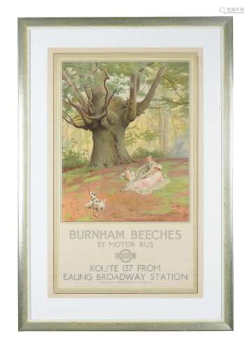Fred Pegram (British 1870-1937), Burnham Beeches by Motor Bus