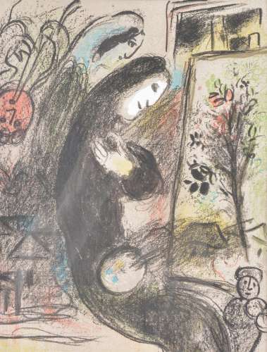 λ Marc Chagall (French/Russian 1887-1985) , Inspiration (Mourlot 398)