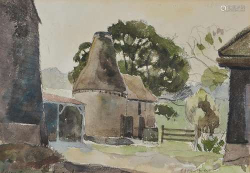 λ Elwin Hawthorne (British 1905-1954) , Adam's Farm, Crowborough