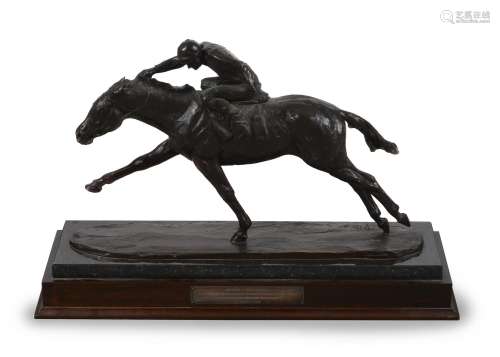 λ Philip Blacker (British b. 1949), Horse and jockey