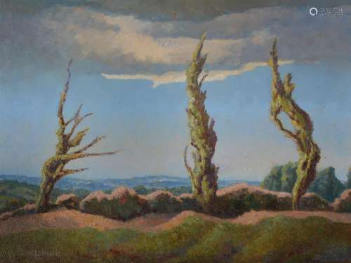 λ Walter Steggles (British 1908-1997) , The three trees
