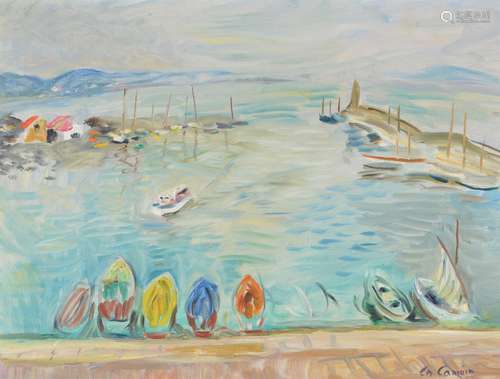 λ Charles Camoin (French 1879-1965) , Port de Saint Tropez