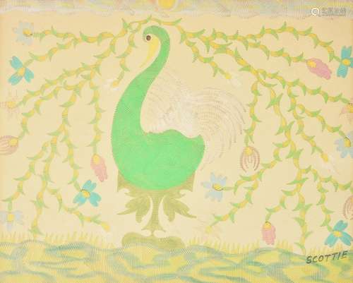 λ Scottie Wilson (Scottish 1889-1972), Swan