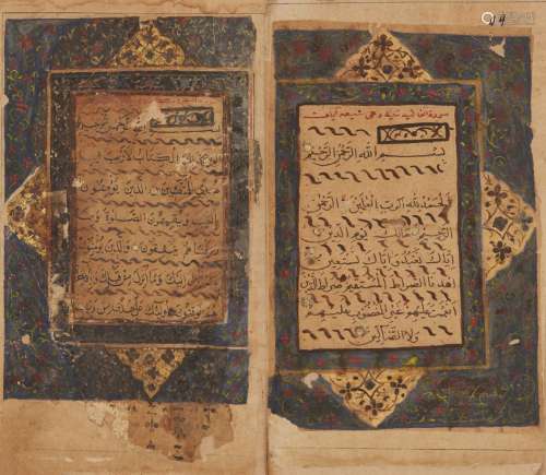 A Qur'an, Kashmir, India, 18th century, 390ff., Arabic manuscript on paper, 11ll. of black naskh per