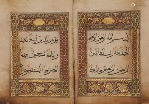 Juz 1 of a Chinese Qur'an, Arabic manuscript on paper, 50ff., with 5ll. of black script per page,