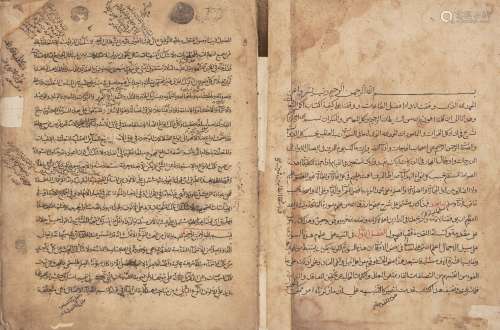 A treatise on Hadith, Mamluk Egypt, dated 4 Jumada II 690AH/4 JUNE 1291AD, Arabic manuscript on