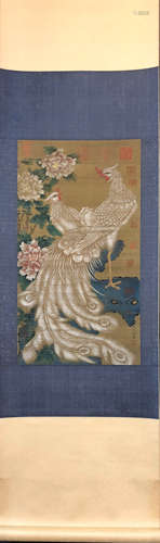 A PHOENIX PATTERN PAINTING BY SONGYUANYU