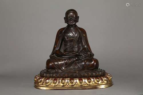 a chinese agalwood figure of buddha