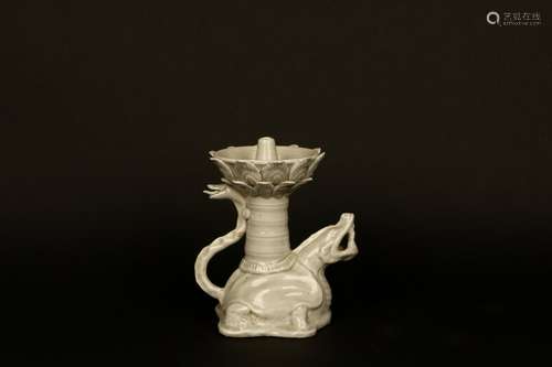 a chinese white glazed porcelain 