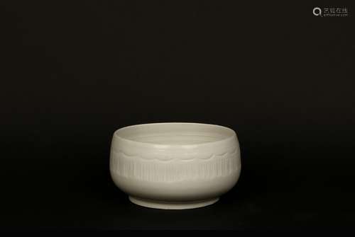 a chinese white glazed porcelain bowl