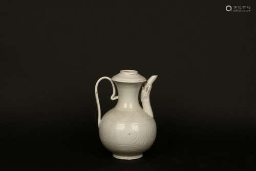 a chinese white glazed porcelain 