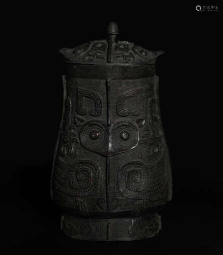 Bronze Wine Vessel West Zhou Dynasty