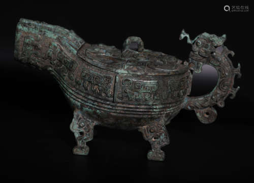 Bronze Wine Vessel West Zhou Dynasty