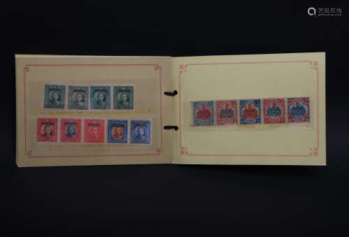 A set of old stamps