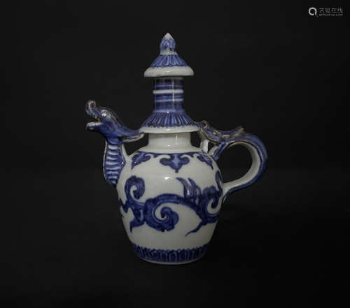 A Blue and White Ewer Xuande Period