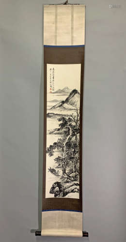 Qigong landscape figures