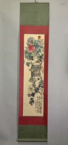 Wu Changshuo Bogu flower arrangement