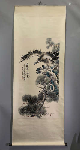 Gao Jianwen pine eagle