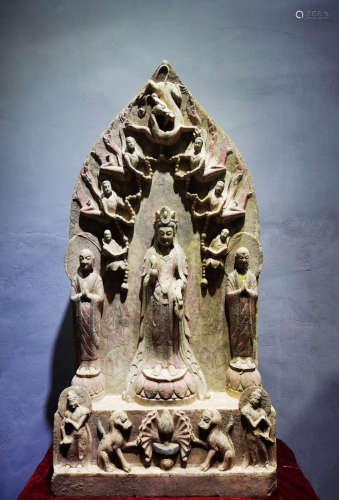 Backrest three-body Buddha of the Northern Wei Dynasty