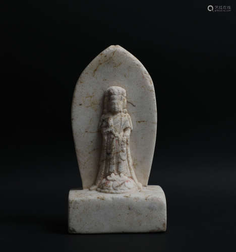 White marble statues of the Northern Wei Dynasty