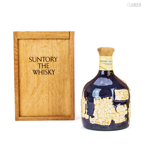限量礼盒装80年代 三得利有田烧瓷瓶特级威士忌