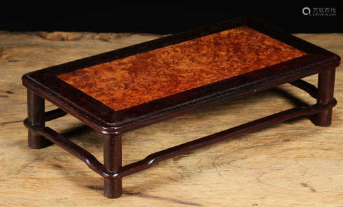 A INDIA XIAOYE ZITAN WOOD TABLE