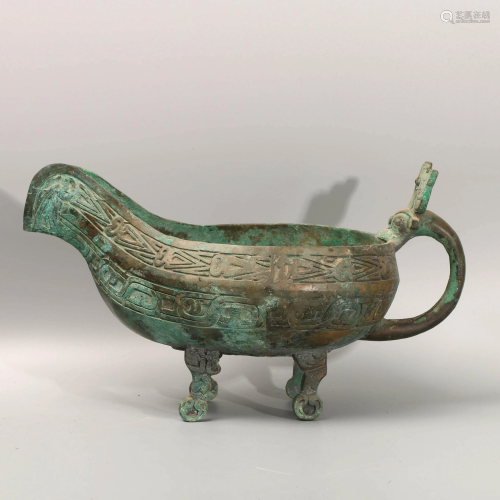 A Chinese Bronze Utensil