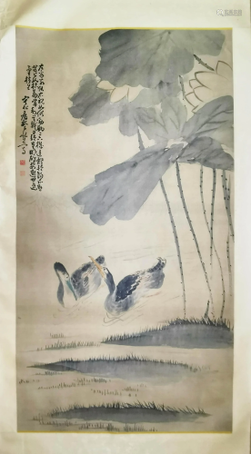 A Chinese Birds Painting