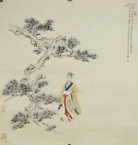 A Chinese Figure Painting