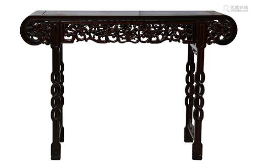 A CHINESE 'DRAGON' ALTAR TABLE.