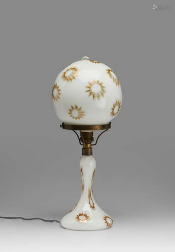 Giuseppe Barovier (1853-1942) Murrine Table Lamp circa 1915 blown glass applied with star murrines height 17 1/2in (44cm); diameter 6 3/4in (17cm)